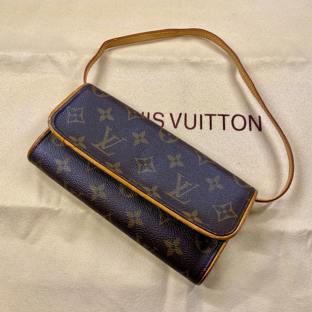 Louis Vuitton Pochette Monogram Canvas Twin